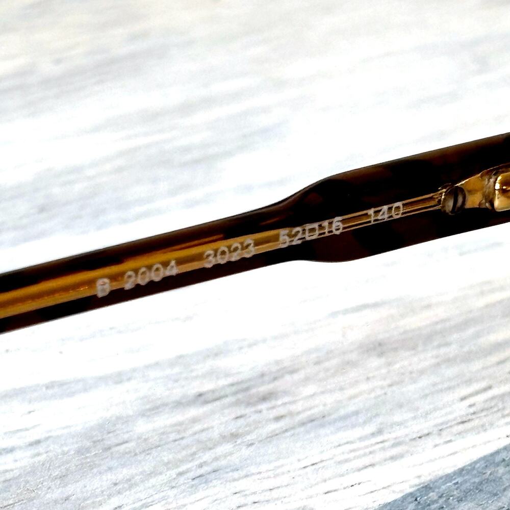 Authentic Burberry Eyeglasses B2004 3023 Brown Rectangular Frames Italy - Picture 8 of 11